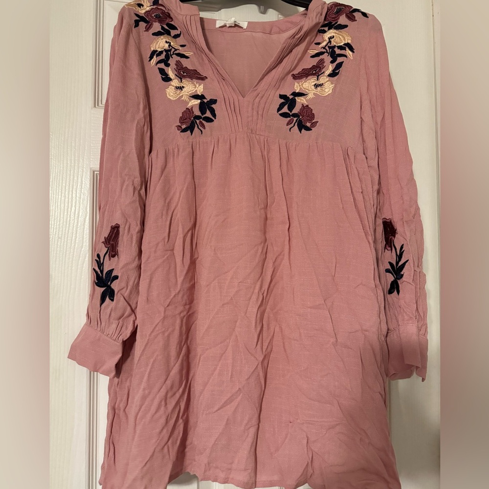 🌸Blush floral dress🌸